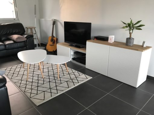 Décoration et Aménagement d’un séjour et d’un bureau