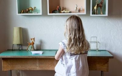 Bureaux d’école vintage… pour les petits et les grands aussi