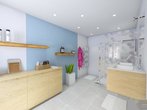 Création salle de bain et aménagement de Combles