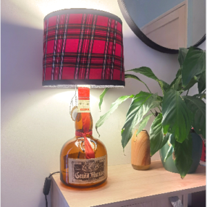 lampe grand Marnier et tartan Ma Déco de Fée