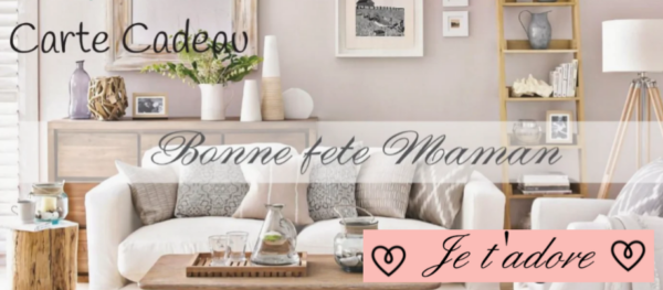 Carte cadeau Fête des mères Ma Déco de Fée