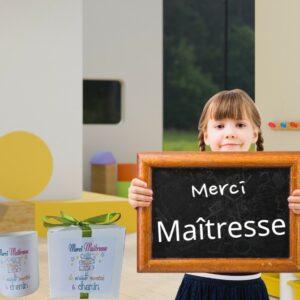 Bougie Merci maitresse