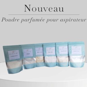 poudre parfumée pour aspirateur