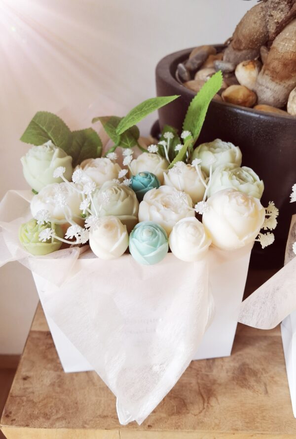 Bouquet fondant vert