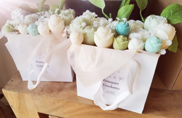 Bouquet fondant vert