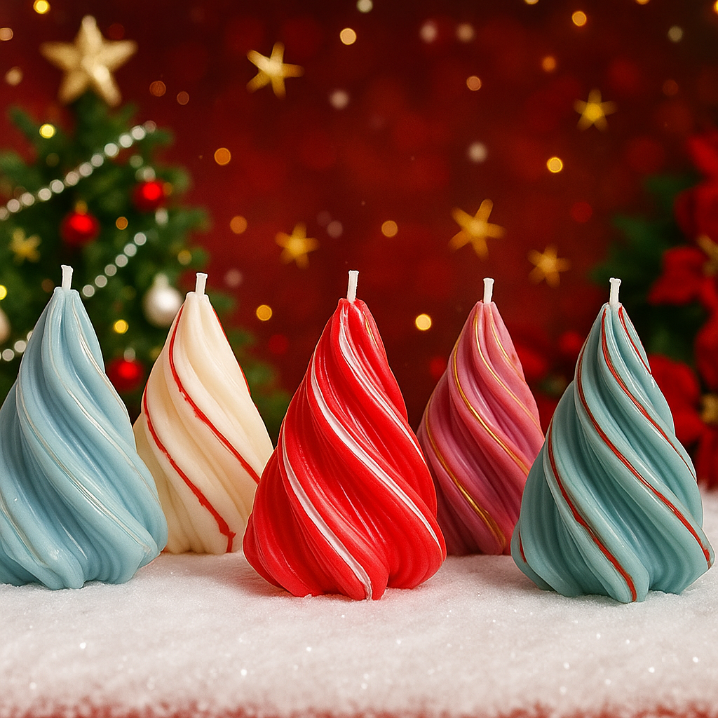 Bougie Sapin Chantilly de Noël