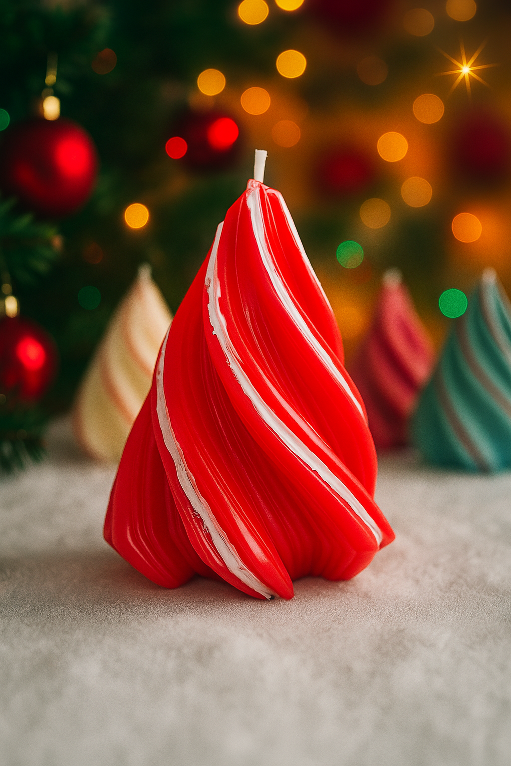 Bougie Sapin Chantilly de Noël