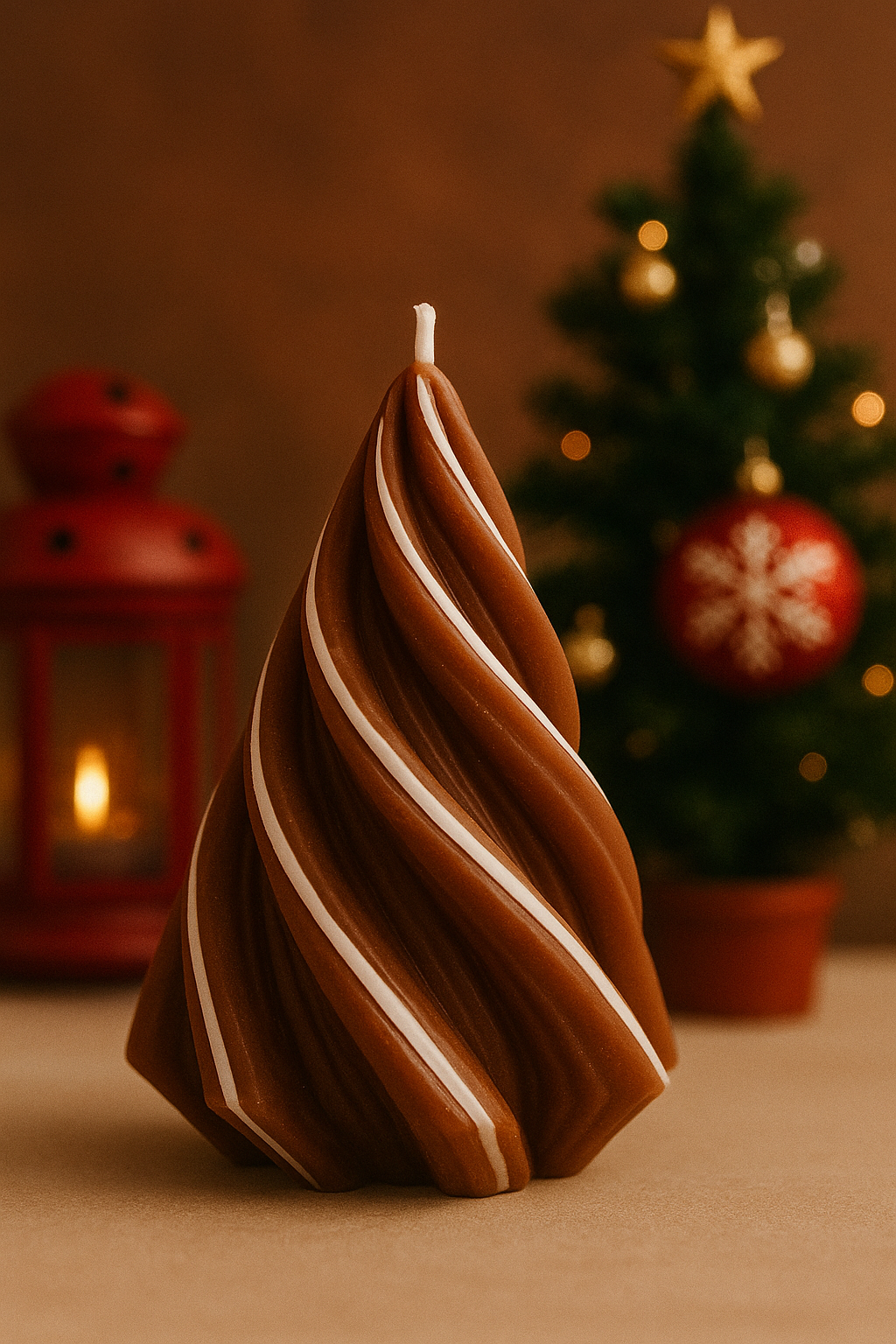 Bougie Sapin Chantilly de Noël