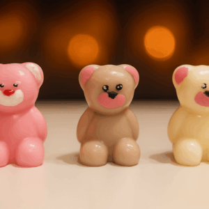 ourson fondant parfumé