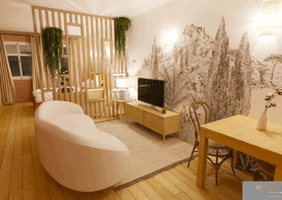 Projet décoration Airbnb à Douai