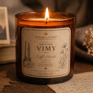 Bougie Mémoire et Flamme – Édition Spéciale Vimy