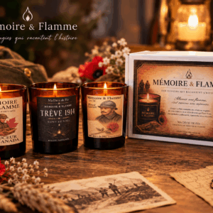 Coffret Découverte Mémoire & Flamme | Trio de Bougies Parfumées Historiques